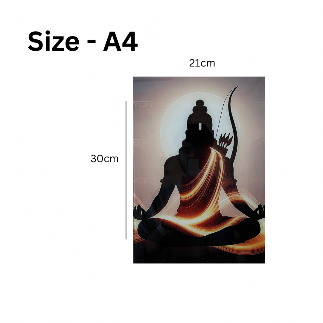 Lord Rama Acrylic Wall Frame