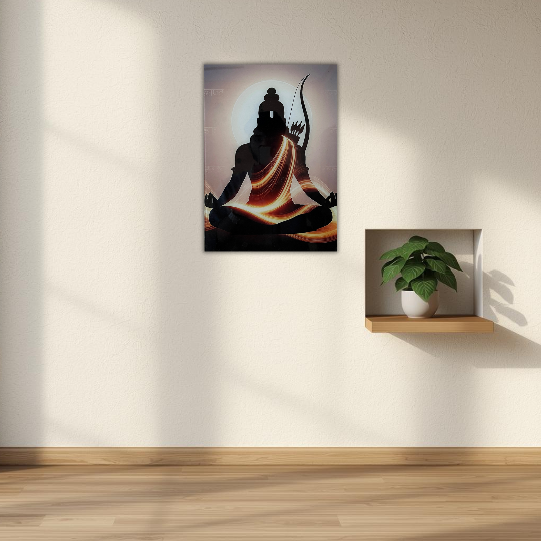 Lord Rama Acrylic Wall Frame