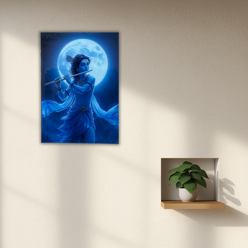 Lord Krishna Acrylic Wall Frame